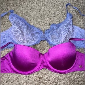 LIKE NEW Savage X Fenty bras x2 34D